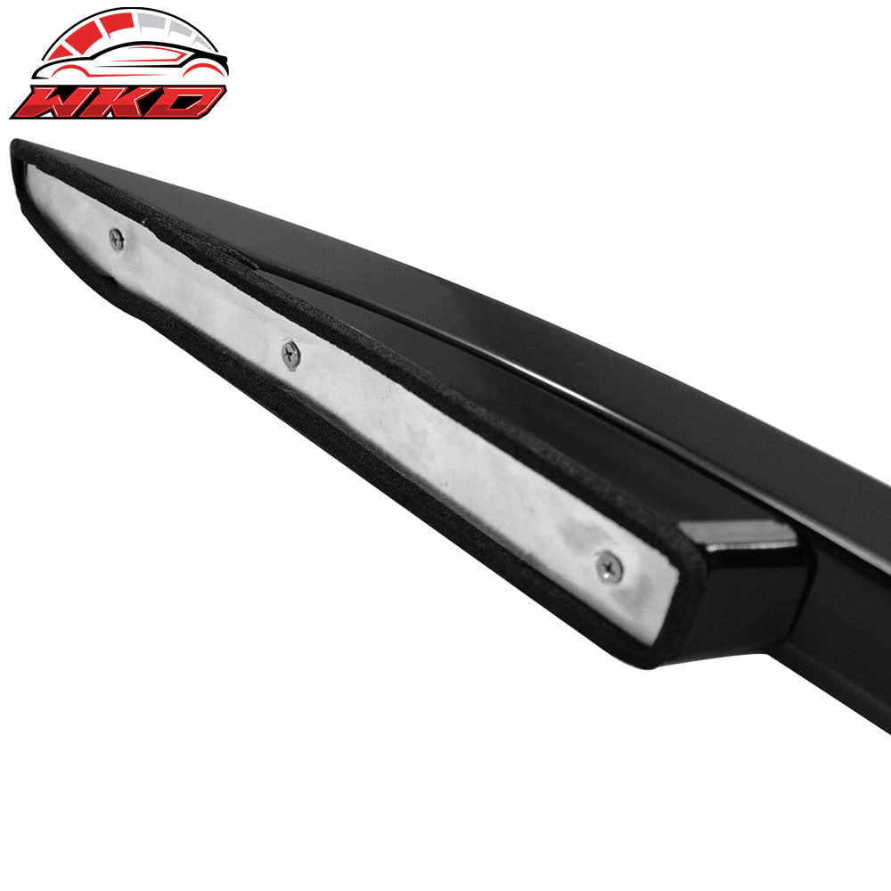 Fits 11-16 Porsche Cayenne OE Style Top Black Roof Rack Side Rail Aluminum