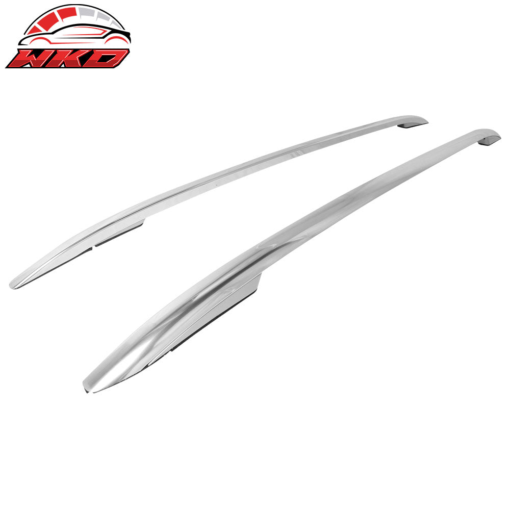Fits 11-16 Porsche Cayenne OE Aluminum Side Silver Roof Rack Rail Bar