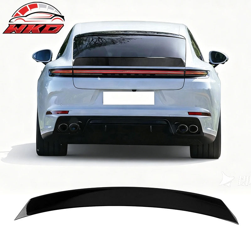 Wholesale 24-26 Porsche Panamera Duckbill Rear Trunk Lid Spoiler Wing Lip Gloss Black