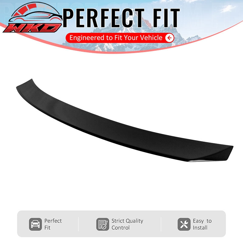 Fits 24-26 Porsche Panamera Duckbill Rear Trunk Lid Spoiler Wing Lip Gloss Black