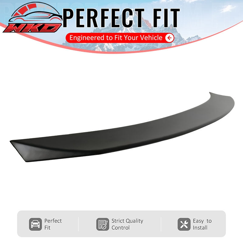 Fits 24-26 Porsche Panamera Duckbill Rear Trunk Lid Spoiler Wing Lip Matte Black