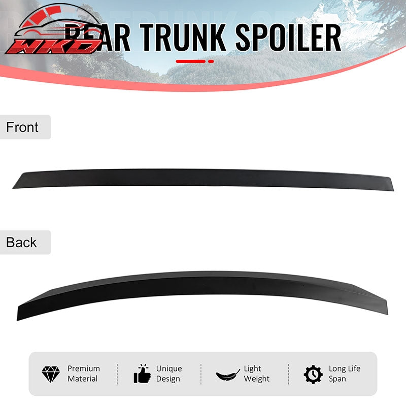 Fits 24-26 Porsche Panamera Duckbill Rear Trunk Lid Spoiler Wing Lip Matte Black