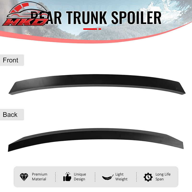 Fits 24-26 Porsche Panamera Duckbill Rear Trunk Spoiler Wing Lip Primer Black