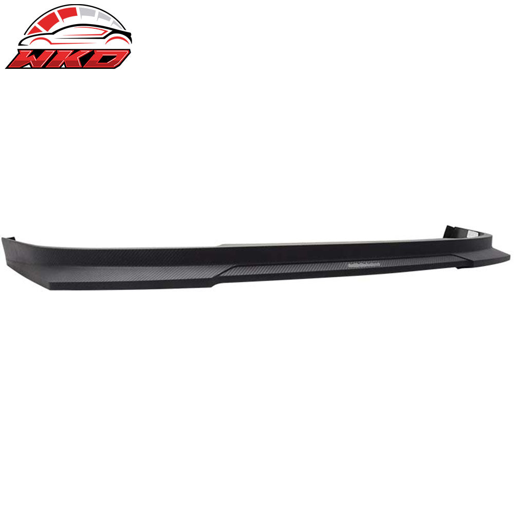 Fits 92-96 Prelude 2Dr HC1 Front Bumper Lip Matte Black PP Carbon Texture