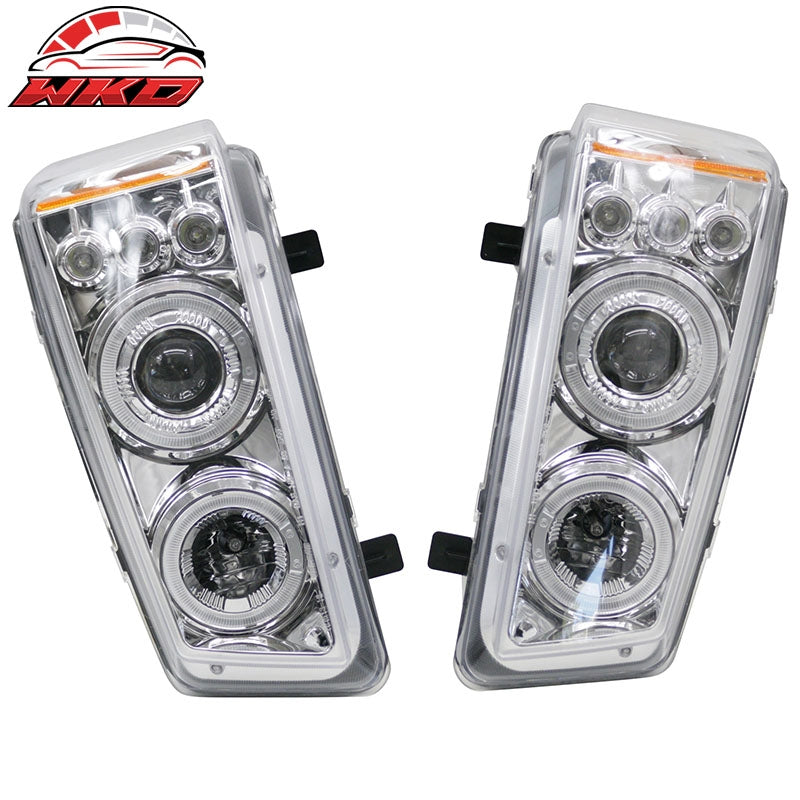 Projector Head Lights Lamps Fits 03-06 Chevy Silverado 2500 HD 3500& 07 Classic