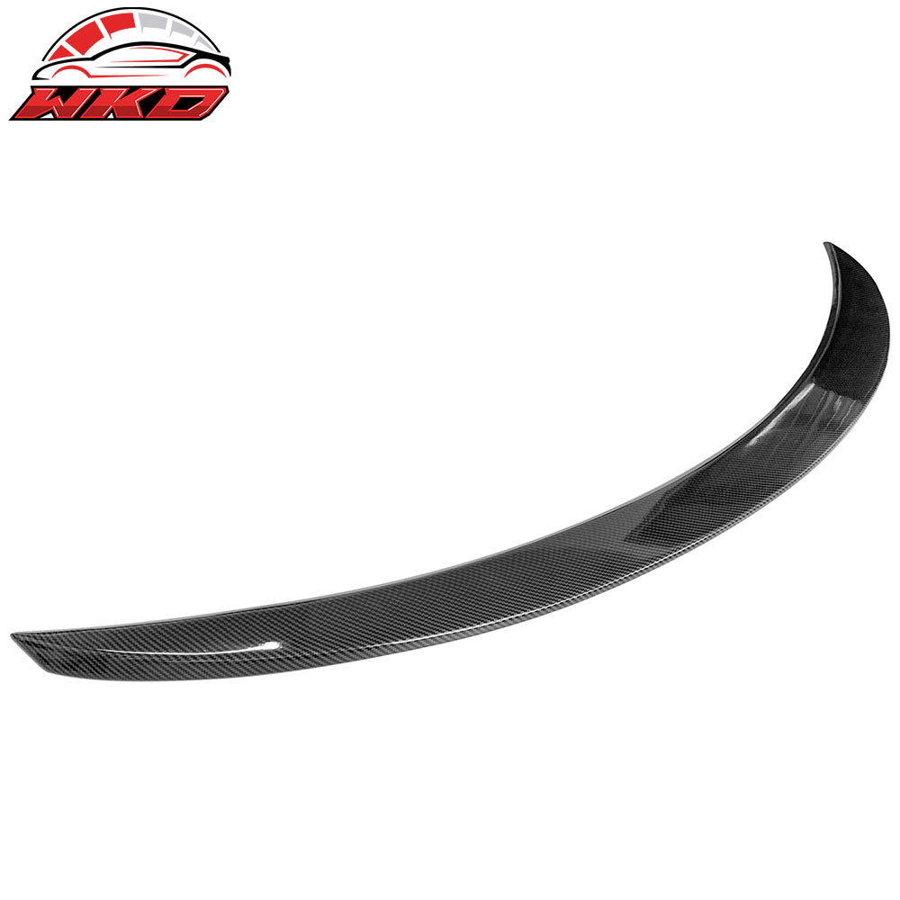 Fits 14-24 Infiniti Q50 OE Style Carbon Fiber Print Trunk Spoiler Wing Lip ABS