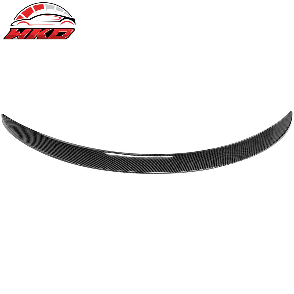 Fits 14-24 Infiniti Q50 OE Style Carbon Fiber Print Trunk Spoiler Wing Lip ABS