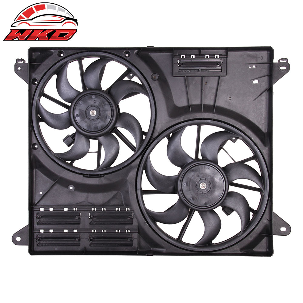 2015-18 Ford Edge 2.0L/2.7L/3.5L W/O PWM Radiator Dual Cooling Fan Assembly | Wholesale