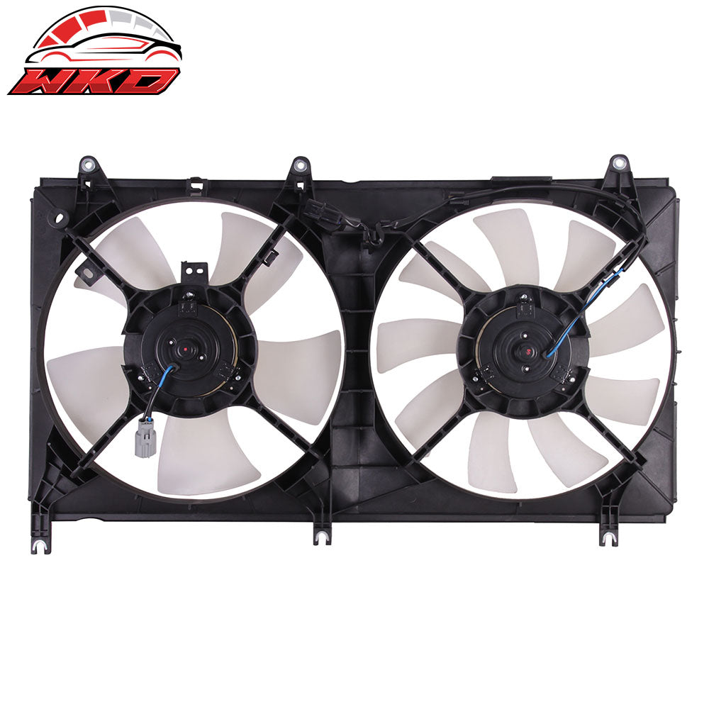 Fits 2004-2012 Mitsubishi Galant 2.4L Engine A/C Condenser Dual Cooling Fan