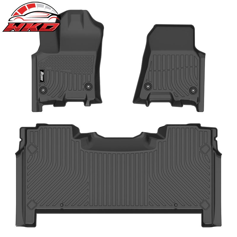 Wholesale 25-26 Ram 1500 Crew Cab W/Rear Under-Seat Storage TPE 3D Floor Mats Carpets