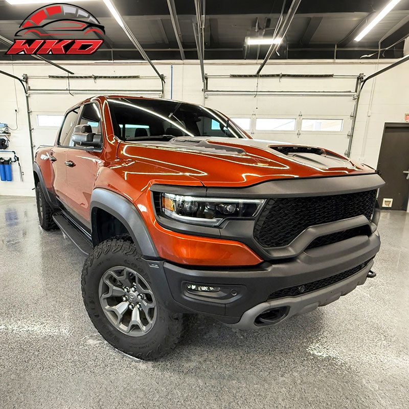 Fits 21-24 Ram 1500 TRX OE Style Front Grille Matte Black ABS W/O Camera Hole