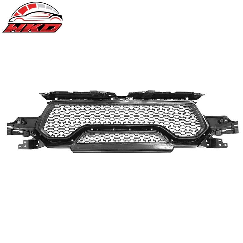 Fits 21-24 Ram 1500 TRX OE Style Front Grille Matte Black ABS W/O Camera Hole