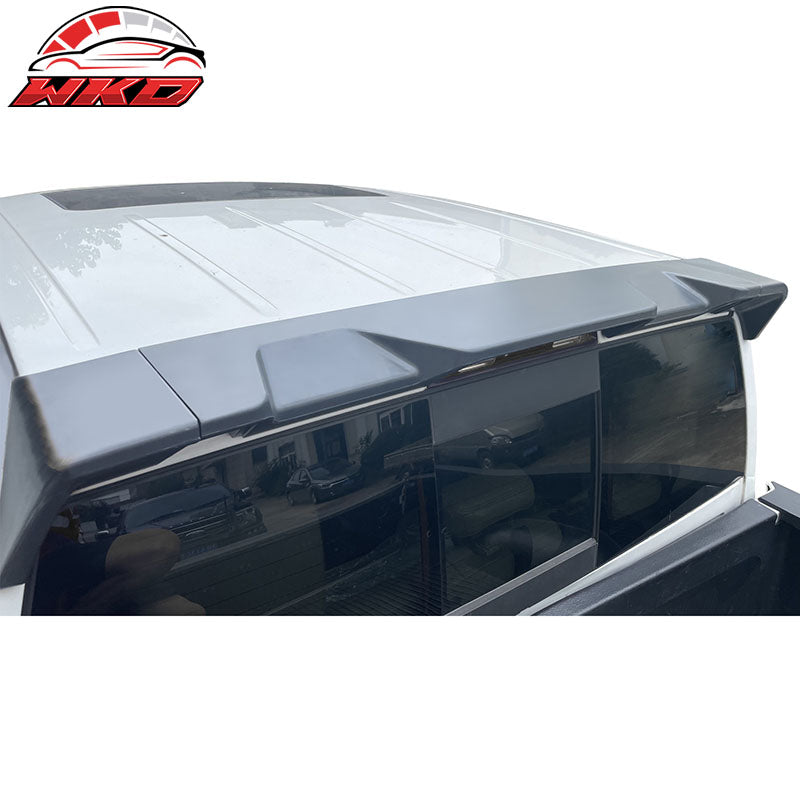 Fits 13-18 Ram 1500 All Cab & Bed Size Matte Black Roof Spoiler IKON Style ABS