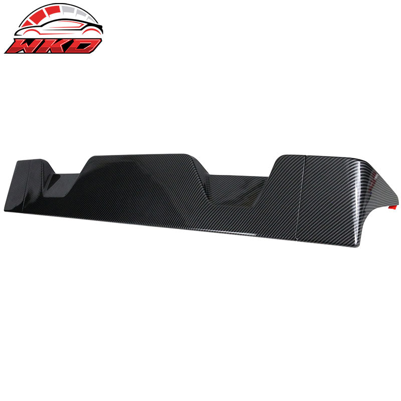 Fits 13-18 Ram 1500 All Cab & Bed Size IKON Carbon Fiber Print ABS Roof Spoiler