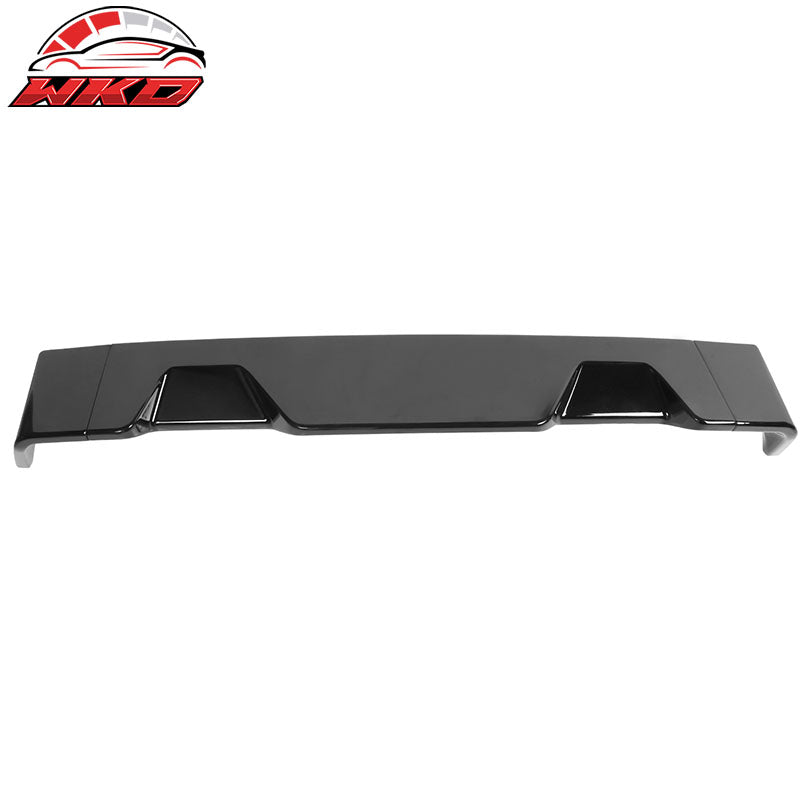Fits 13-18 Ram 1500 All Cab & Bed Size IKON Style Roof Spoiler Gloss Black - ABS
