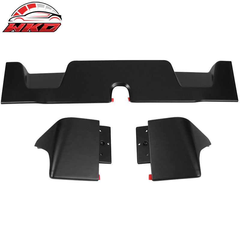 Fits 19-25 Ram 1500 All Cab & Bed Size IKON Style Roof Spoiler Matte Black - ABS