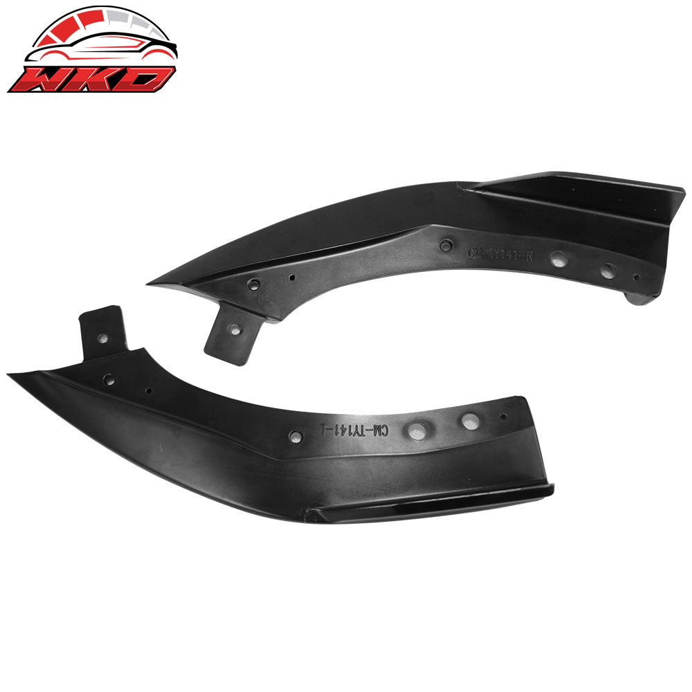 Fits 19-22 Toyota Corolla E210 Hatchback T Style Matte Black Rear Bumper Aprons