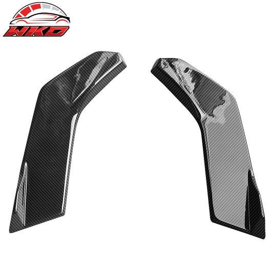 22-26 Toyota GR86/Subaru BRZ IKON Rear Bumper Aprons Carbon Fiber Print ABS | Wholesale