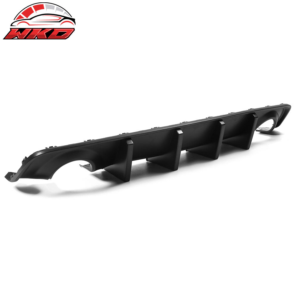 Fits 15-23 Charger Rear Bumper Conversion w/ Matte Black Rear Diffuser Lip PP