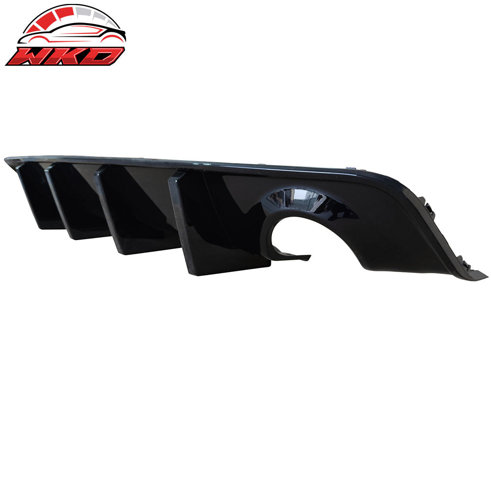 Fits 15-23 Dodge Charger Rear Bumper Conversion w/ Gloss Black Rear Diffuser Lip