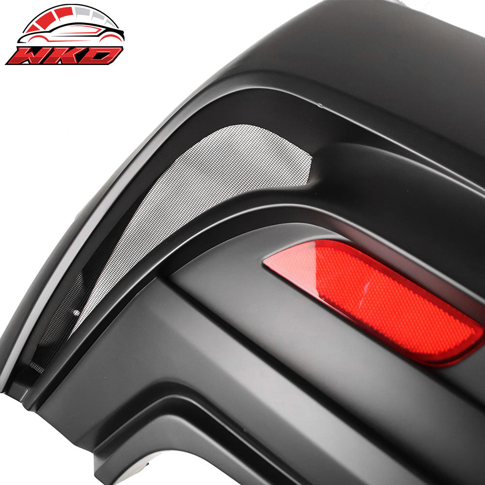 Fits 15-21 Subaru WRX STI Rear Bumper Cover Varis Style Conversion Replacement