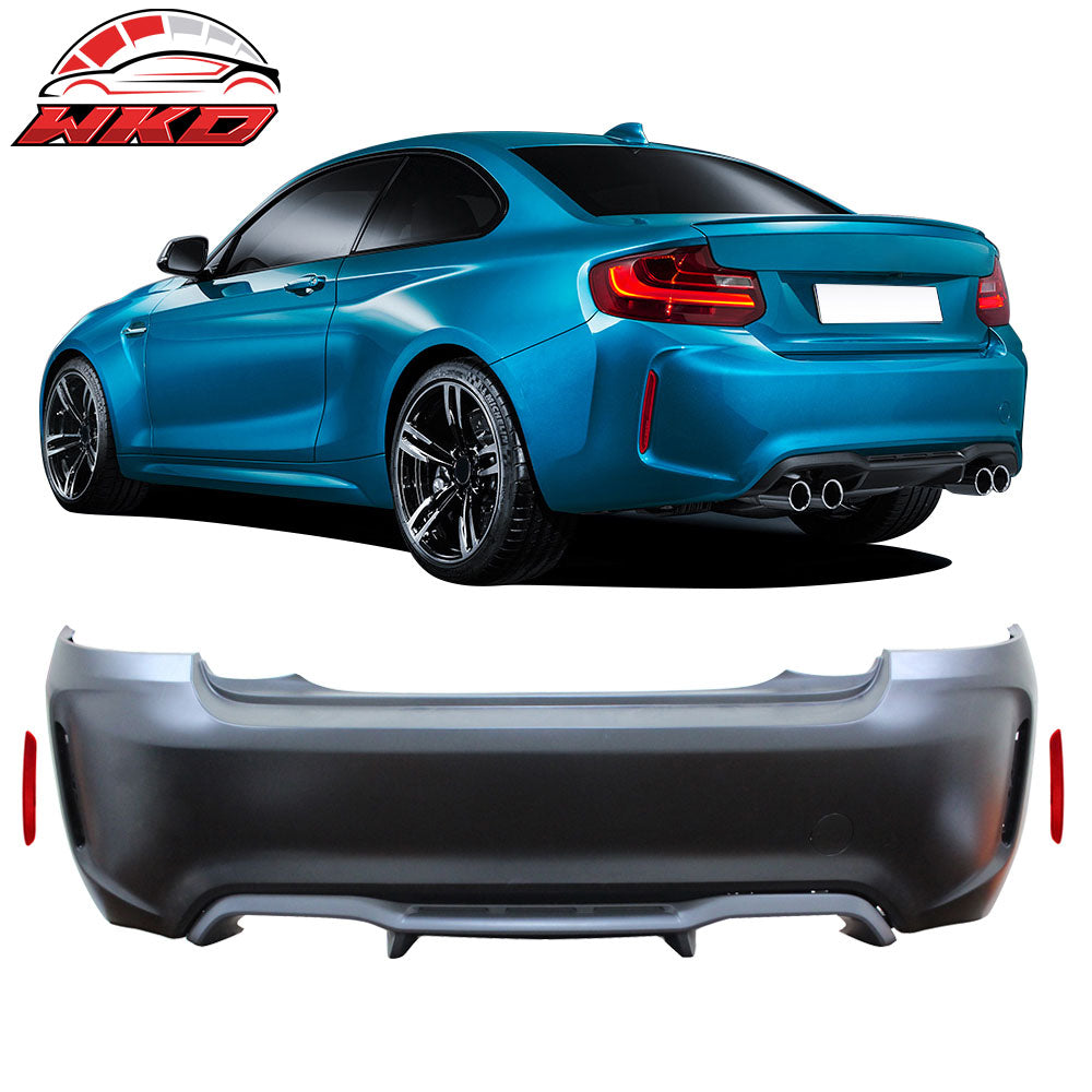 Fits 14-21 BMW F22 F23 2 Series M2 Style Rear Bumper Cover Conversion