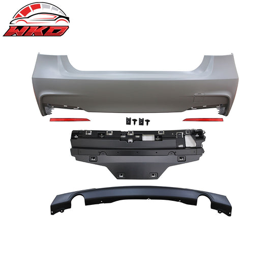 12-18 BMW F30 3-Series MT M Sport Sedan Rear Bumper Cover Lip Diffuser | Wholesale