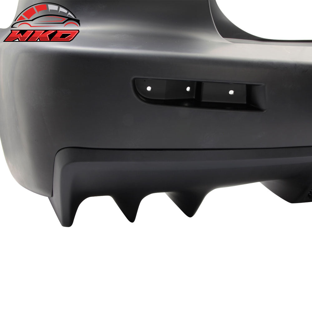 Fits 08-15 Mitsubishi Lancer EVO X Style Rear Bumper Cover - PP
