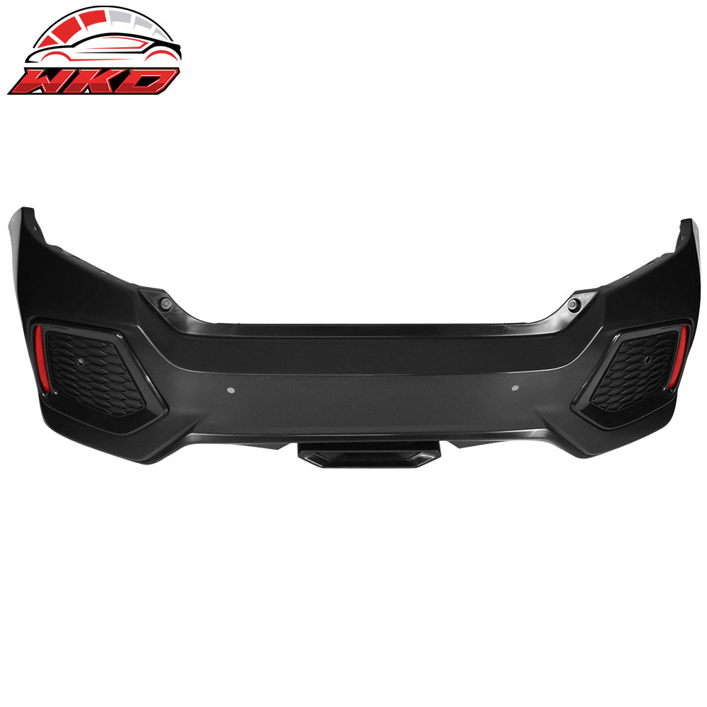 2016-21 Honda Civic Sedan SI Style Rear Bumper Cover Unpainted PP+ABS | Wholesale