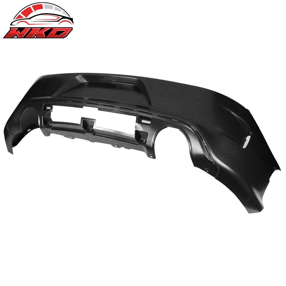 Fits 15-23 Dodge Charger Rear Bumper Cover + Red Brake Light Diffuser Lip Canard
