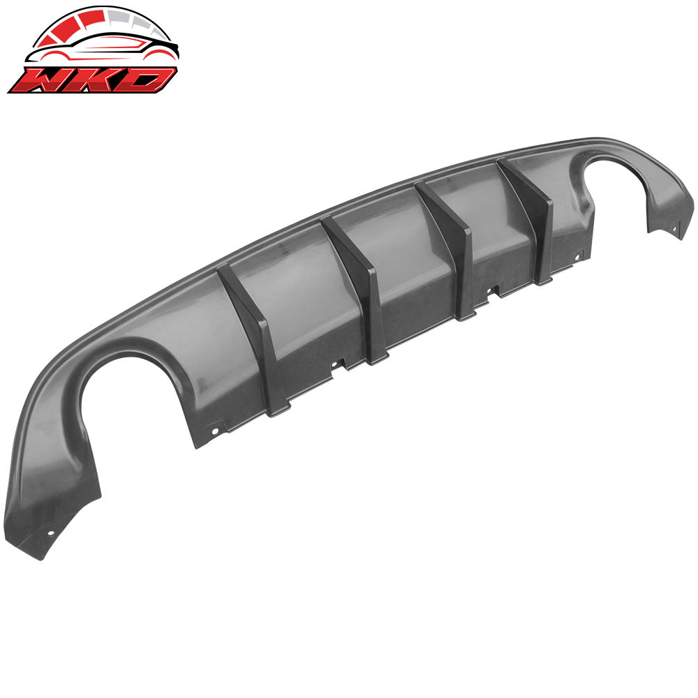 Fits 15-23 Dodge Charger Rear Bumper Cover + V3 Style Rear Bumper Diffuser PP