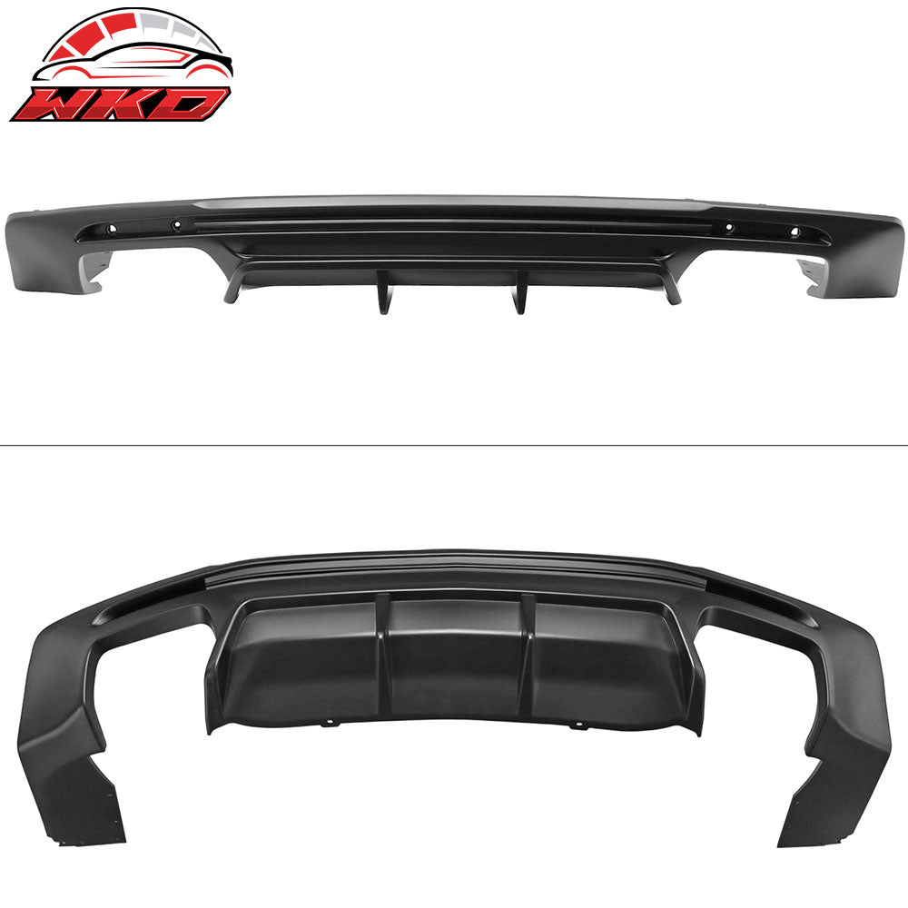 Fits 19-24 Chevy Camaro OE Style Replacement Rear Bumper Cover w/ Matte Diffuser
