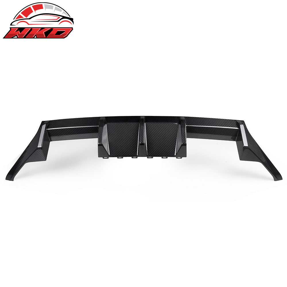 Dry Carbon Fiber Fits 23-24 BMW G87 M2 Rear Bumper Diffuser Performance Style
