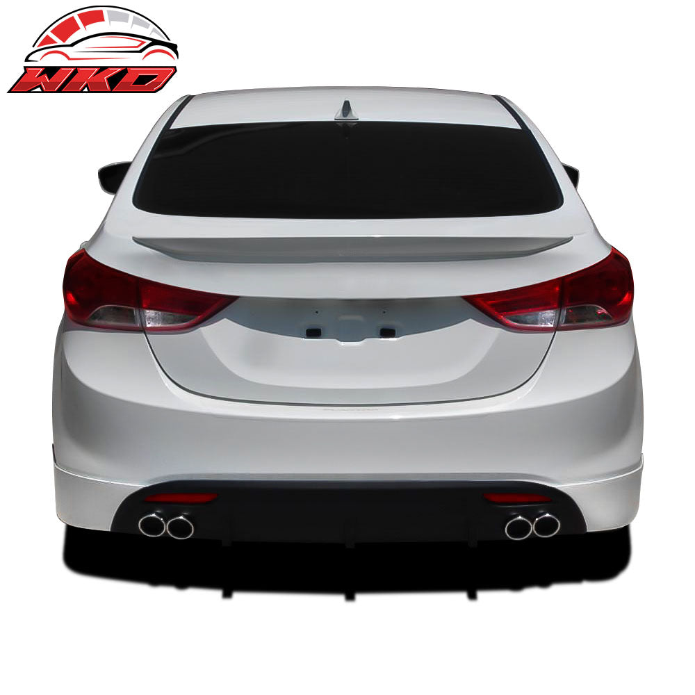 Fits 10-14 Hyundai Elantra Sonata Genesis Coupe OE Style Rear Bumper Diffuser PP