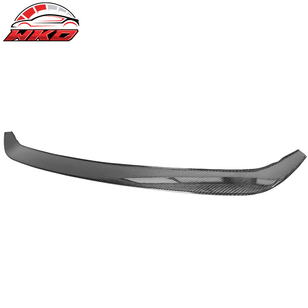 Fits 18-20 Ford Focus Hatchback V Style Rear Bumper Guard Protector Carbon Fiber