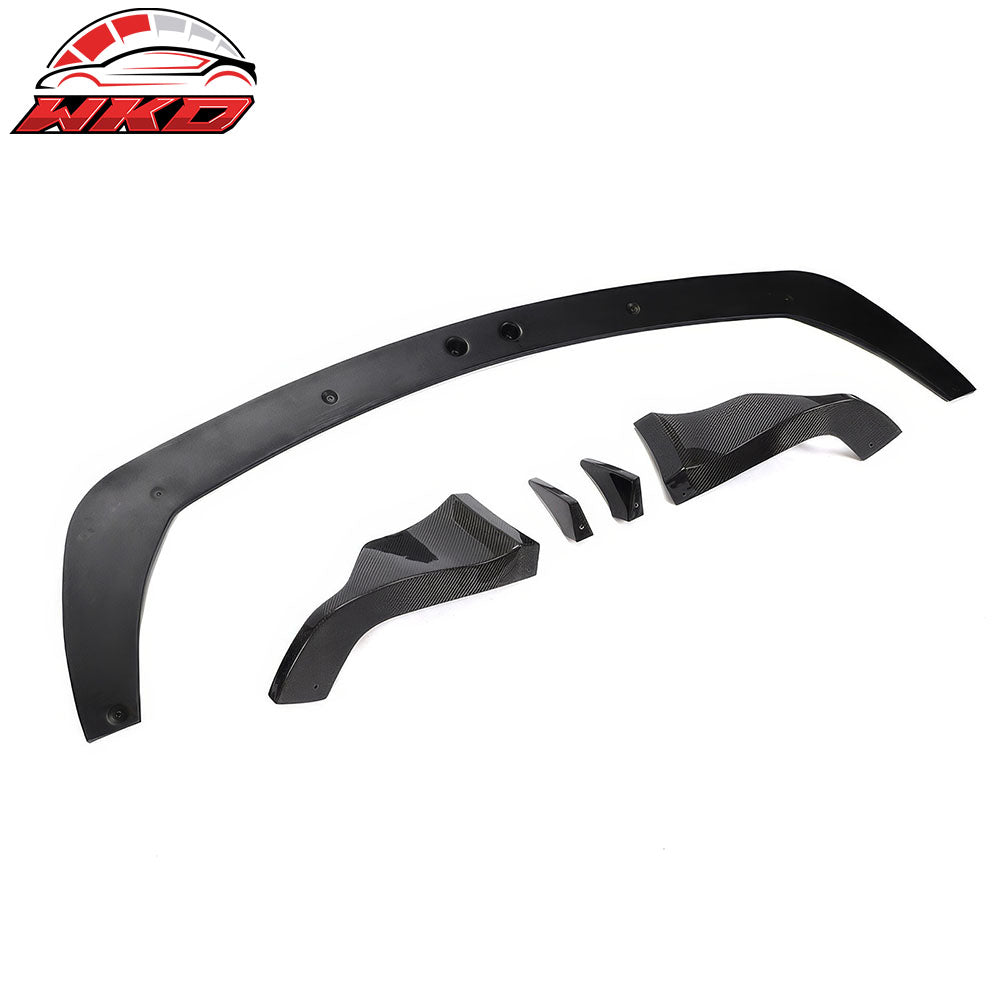 Fits 20-25 Toyota GR Supra A90 A91 MZ Speed Rear Bumper Lip Gloss Carbon Fiber