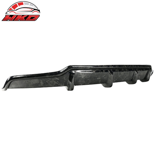 17-23 Tesla Model 3 V Style Rear Bumper Lip Diffuser Forged Carbon Fiber | Wholesale