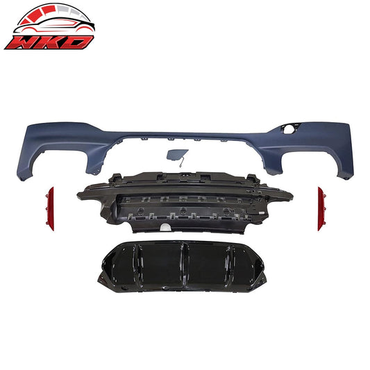 21-23 BMW G30 G31 LCI 530 540 M Sport M5 Style Rear Bumper Lip Diffuser Kit | Wholesale