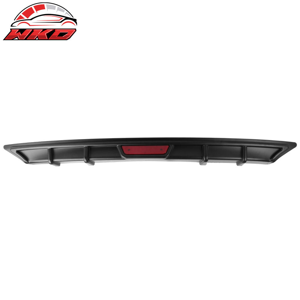18-22 Honda Accord OE Style Rear Bumper Lip Diffuser W/ Red Reflector PP | Wholesale
