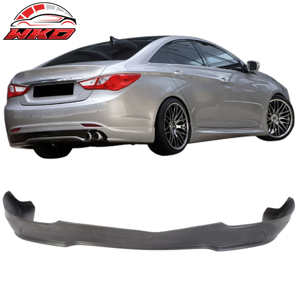 Fits 11-14 Hyundai Sonata Rear Bumper Lip Diffuser IX Style Apron PU Valance Cap
