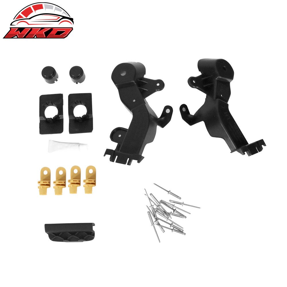 Fits 15-18 Benz W205 C Class AMG Style Rear Bumper Lip Diffuser W/Tip PP