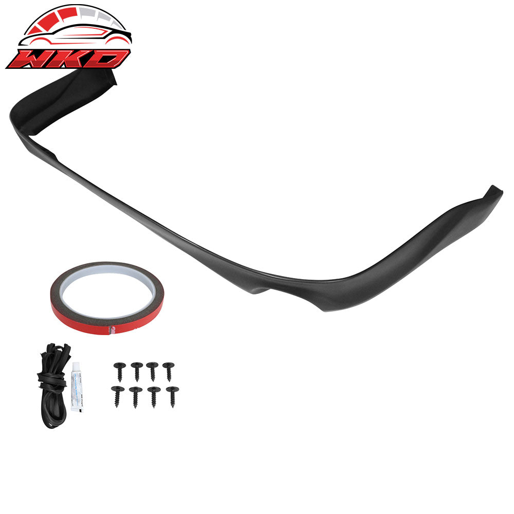 Fits 06-12 Lexus IS250 IS350 4Dr OE Style Rear Bumper Lip Matte Black - PP