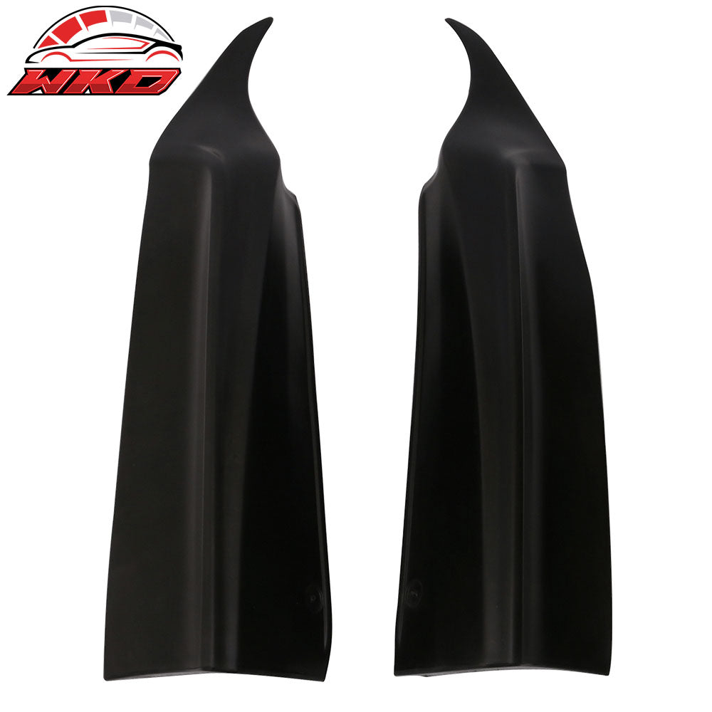 Fits 13-15 Honda Accord Sedan HFP Style 2PCS Rear Bumper Lip Spat Cap Splitters