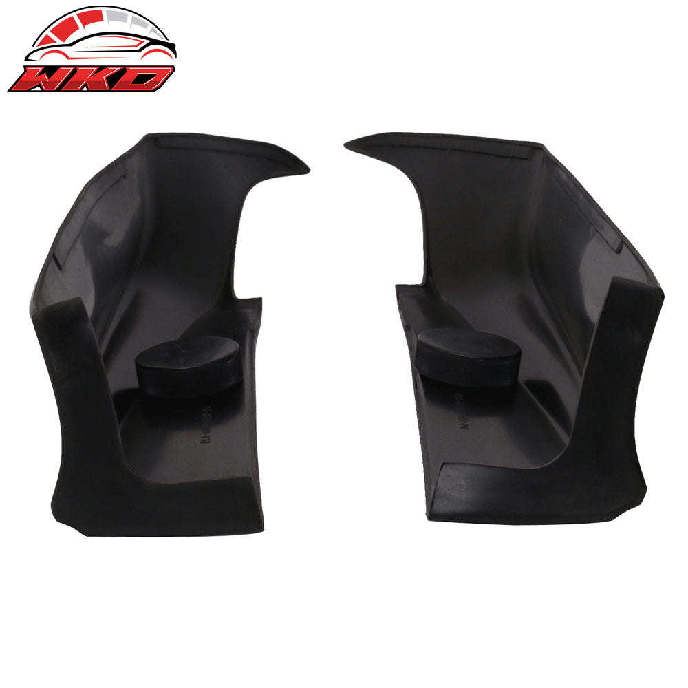Fits 13-15 Honda Accord Sedan HFP Style 2PCS Rear Bumper Lip Spat Cap Splitters