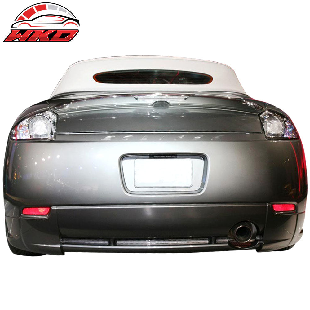 Fits 06-08 Mitsubishi Eclipse OE Factory Style Rear Bumper Lip Spoiler Chin PU