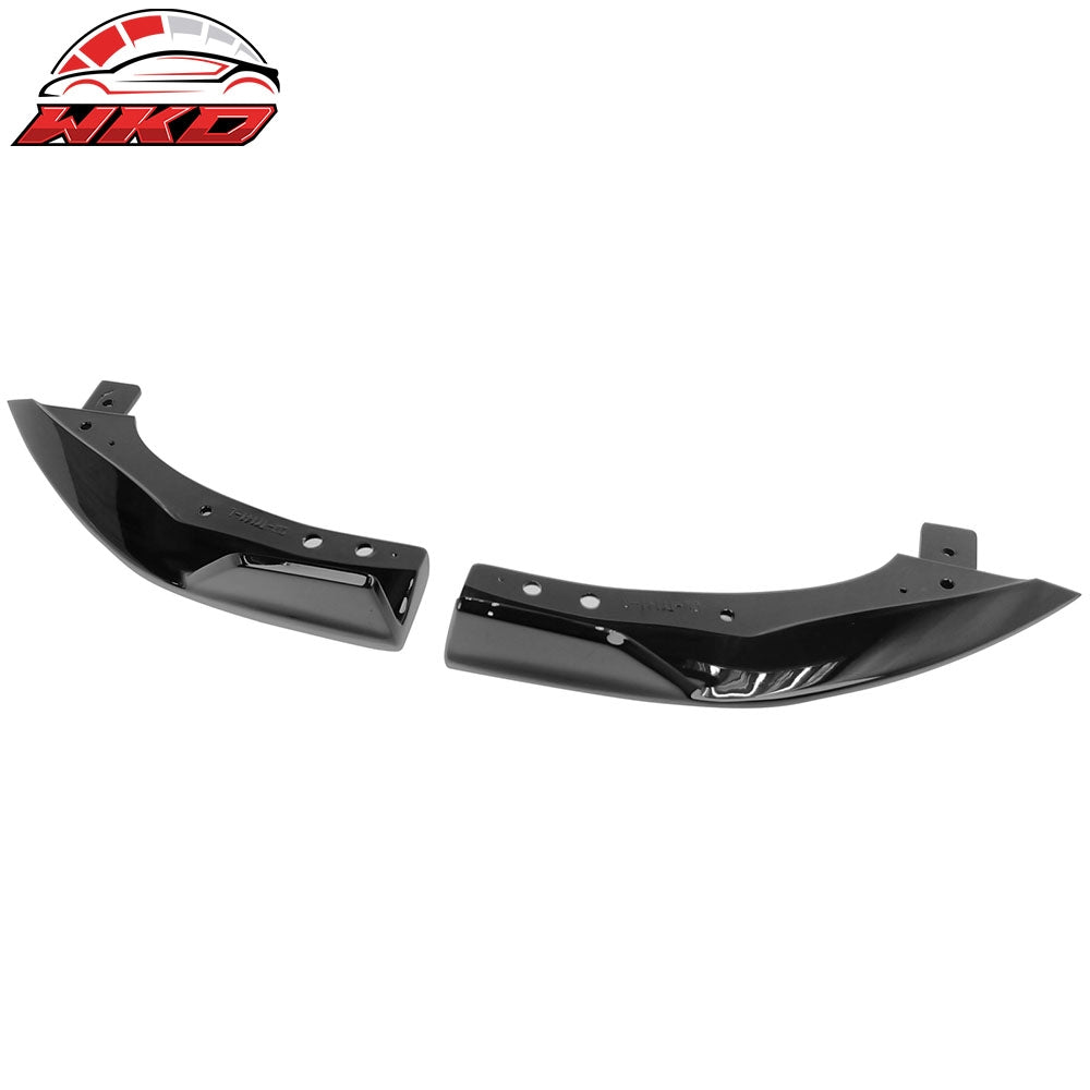 2019-2026 Toyota Corolla E210 T Style Rear Bumper Lip Aprons Painted #218 Black | Wholesale