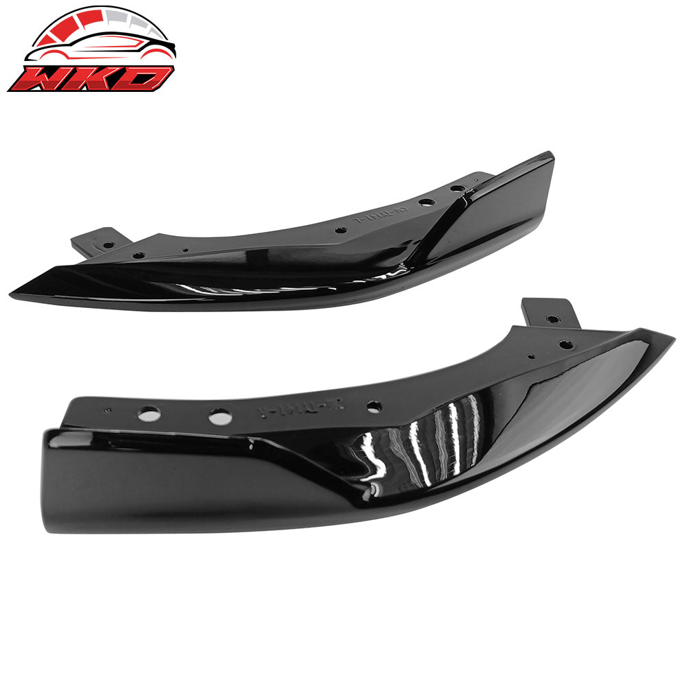 Fits 19-22 Toyota Corolla E210 T Style Rear Bumper Lip Aprons Painted #218 Black