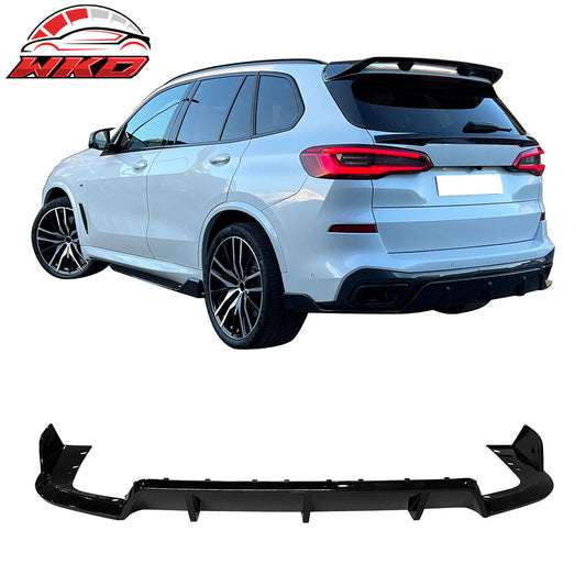 Wholesale 19-25 BMW G05 X5 M Sport Rear Bumper Lip 3PC ABS Gloss Black