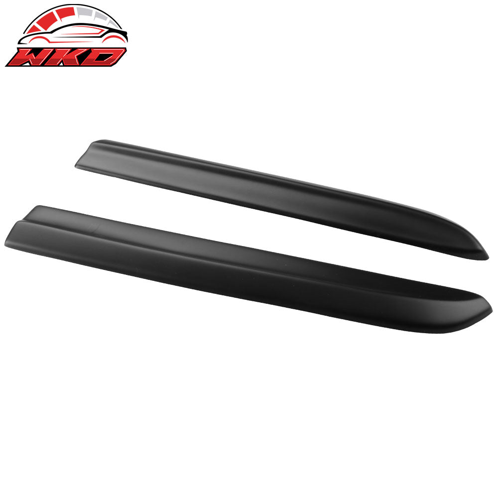 Fits 12-14 Dodge Charger SRT8 2PCS Rear Bumper Lip Canard Aprons PP Matte Black