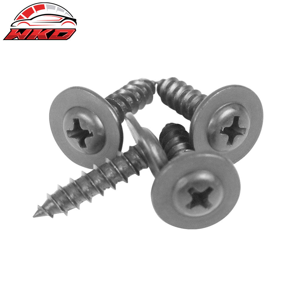 Fits 15-23 Dodge Charger Rear Bumper Lip Side Apron Spat 2PC Carbon Fiber Print